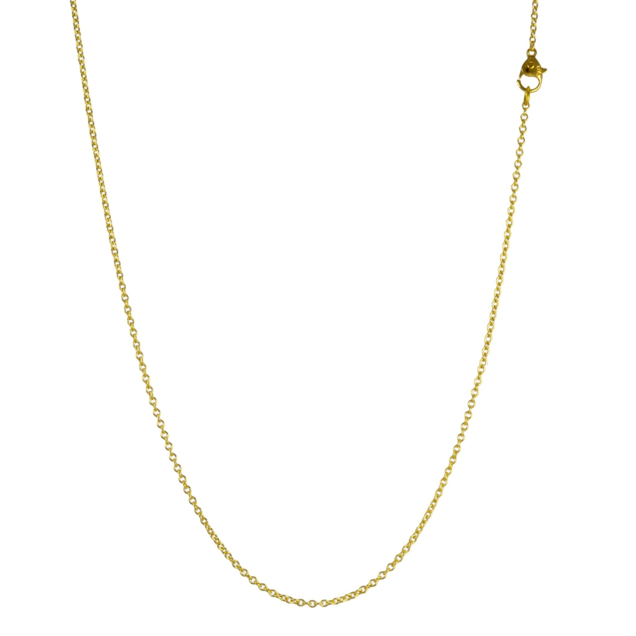 BULK 10 Gold Plated 16 Stainless Link Cable Necklace Chains C943