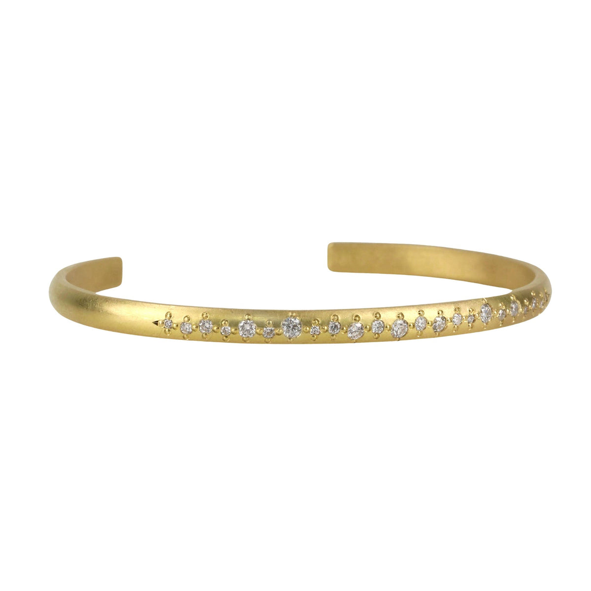 Solid Gold Cuff Bracelet 18k Gold or 14k Gold Bangle 