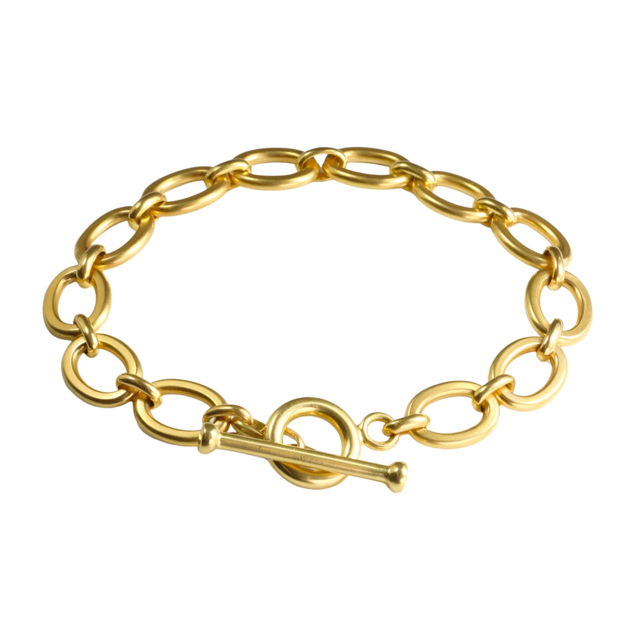 14k Gold Personalized Bracelet Stretch or Clasp - Goldie Girl