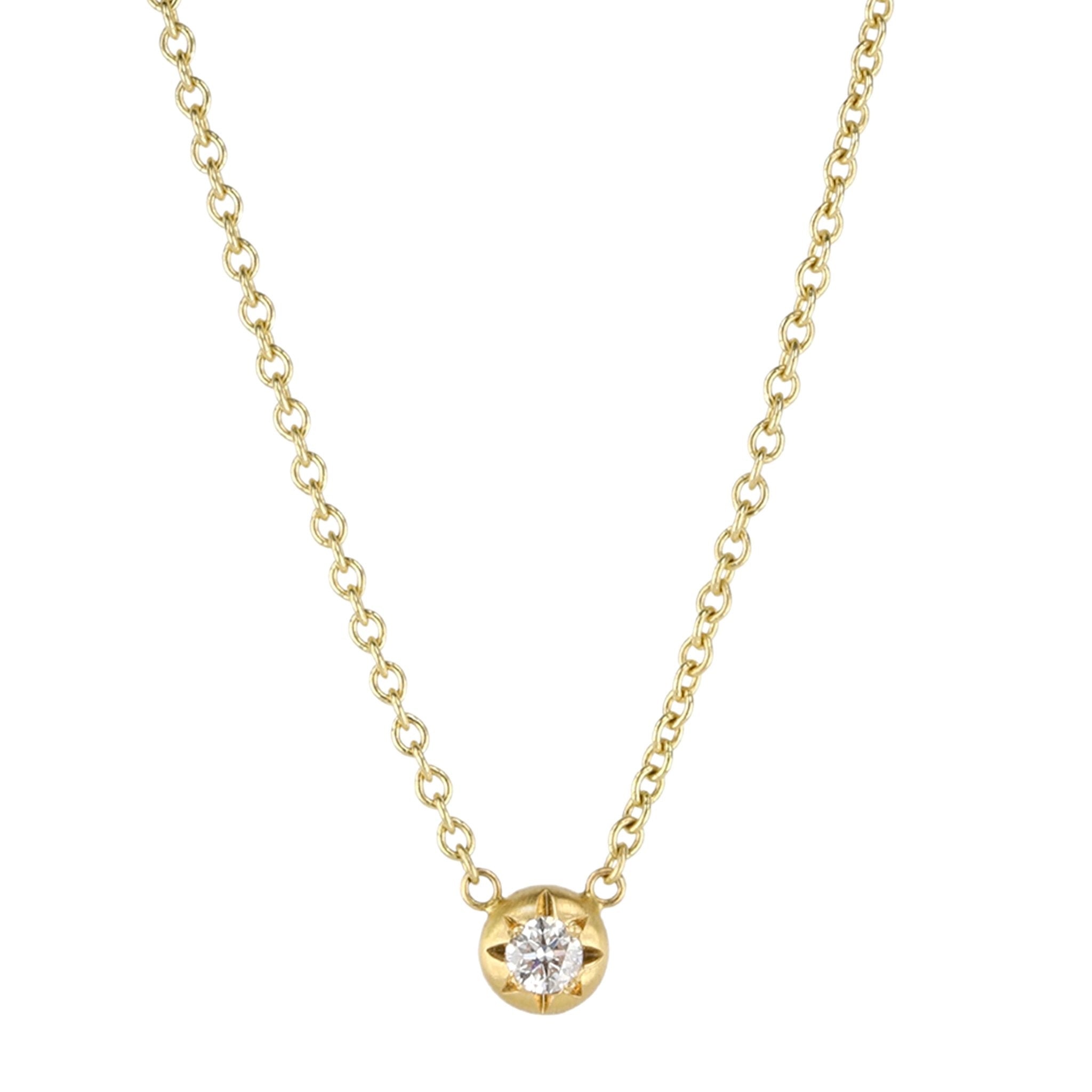 Catoosa Ball Necklace GOLD – Caroline Hill