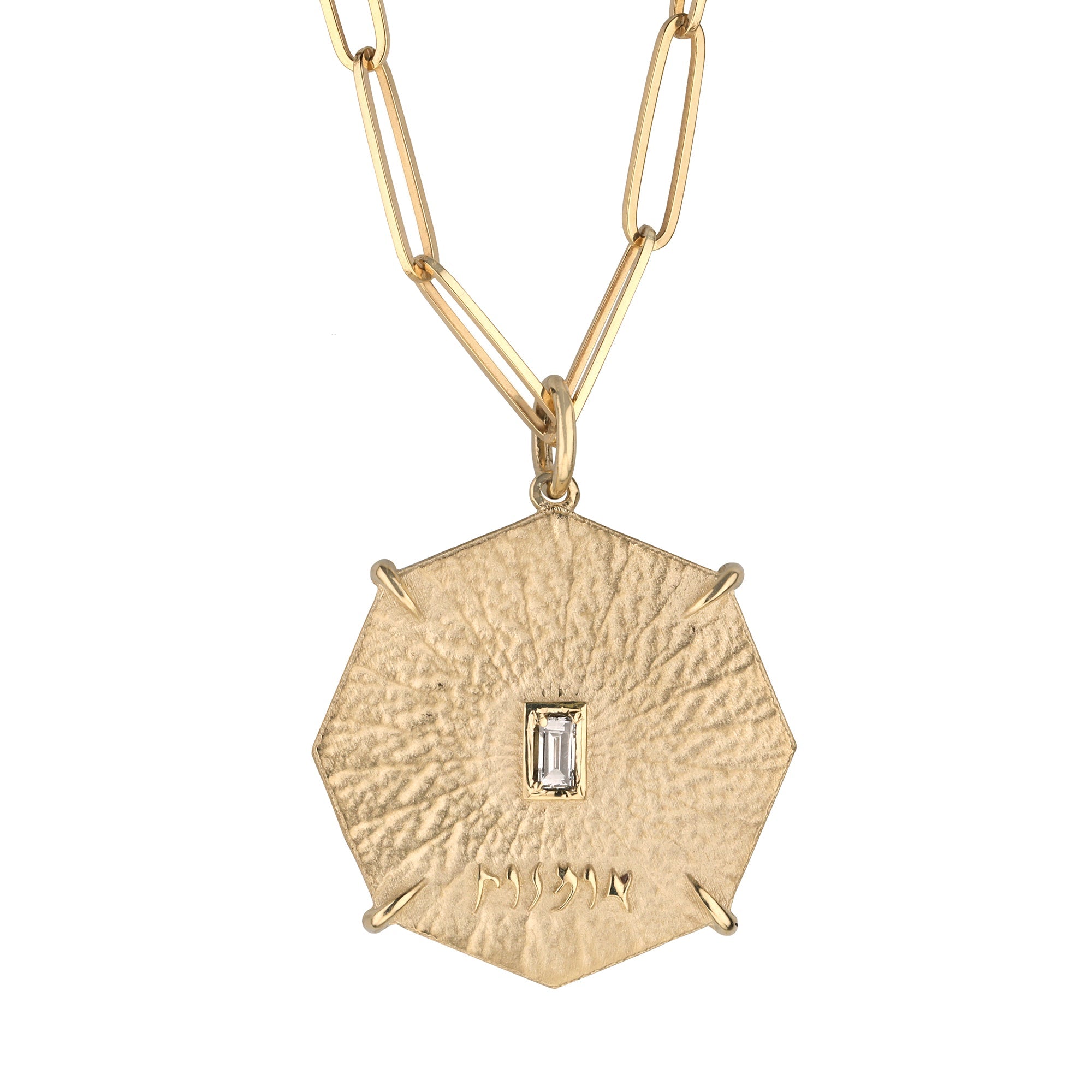 Zahava 10K Gold Little Lila Pave Diamond Pendant