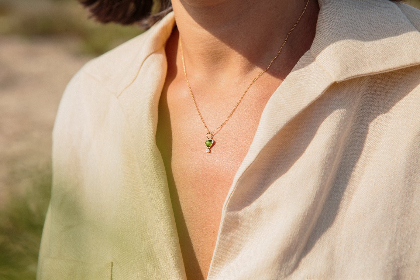 Reversible Clover Pendant Necklace