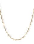 18K Gold "Airy" Cable Chain in 18" - Peridot Fine Jewelry - Caroline Ellen