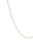 18K Gold Cable Link Chain in 16 - 18" - Peridot Fine Jewelry - Caroline Ellen