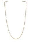 18K Gold Drawn Link Chain in 18" - Peridot Fine Jewelry - Caroline Ellen