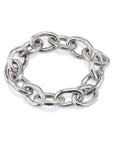 "Dean" Sterling Silver Handmade 16 Gauge Flexible Chain Ring - Peridot Fine Jewelry - Sarah Macfadden