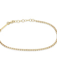 Gold Medium Weight Rounded Box Chain Bracelet - Peridot Fine Jewelry - Zoe Chicco