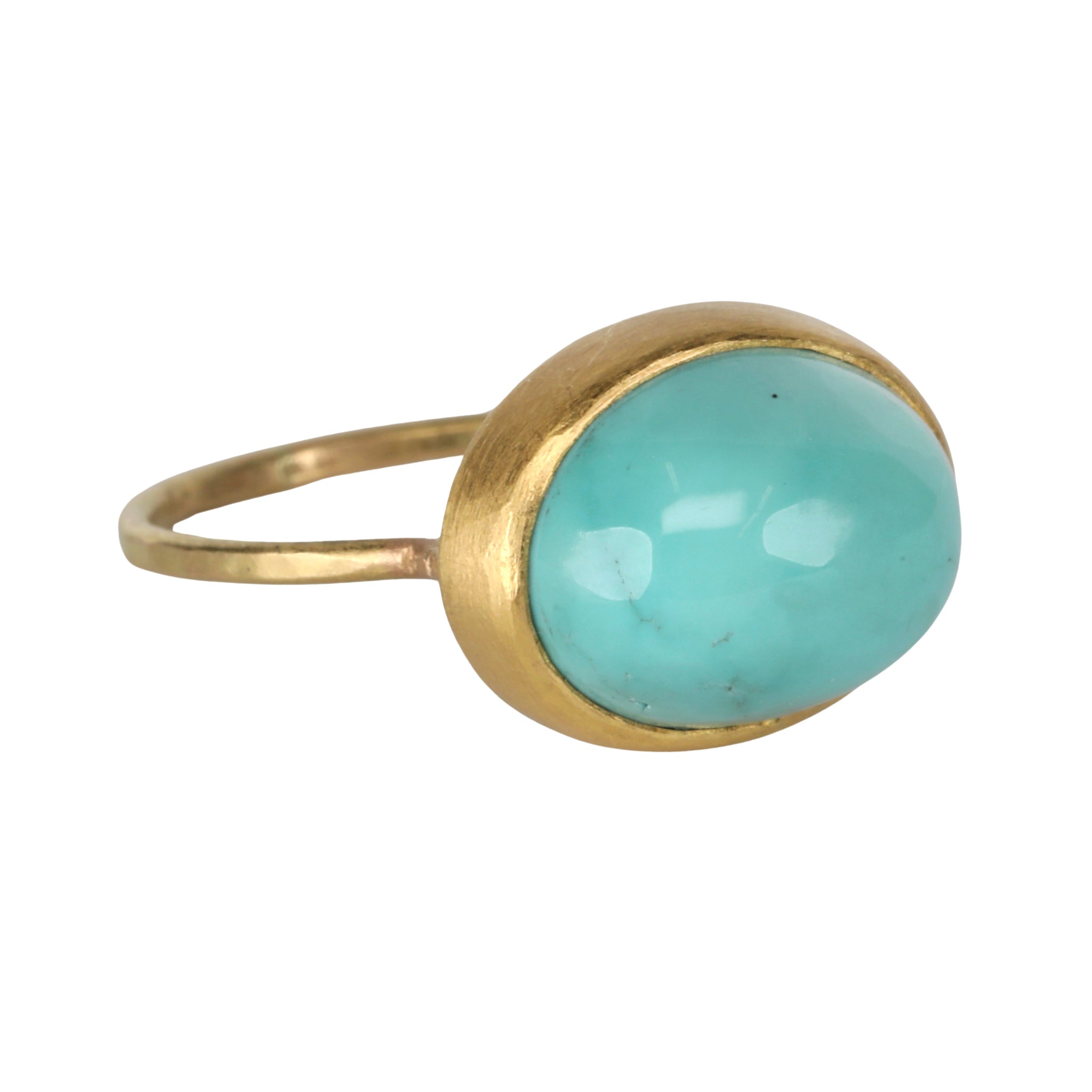 Turquoise Oval ring, big Turquoise Cabochon ring, oval adults offers ring.