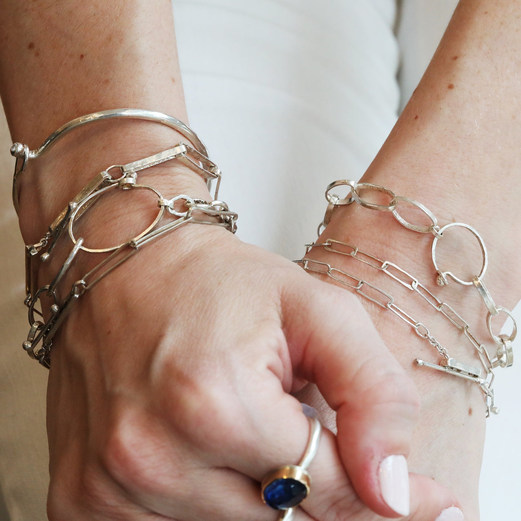 Sterling Silver &quot;Sweetie&quot; Bracelet - Peridot Fine Jewelry - Sarah Macfadden