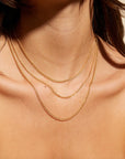 10K Gold "Baby Curb" Chain Necklace - 20" - Peridot Fine Jewelry - Zahava