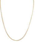 10K Gold "Baby Curb" Chain Necklace - 20" - Peridot Fine Jewelry - Zahava