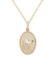 10K Gold Small "Camel" Pendant with Diamond Detail - Peridot Fine Jewelry - Zahava