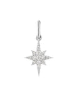 10K White Gold "Little Lila" Pave Diamond Charm - Peridot Fine Jewelry - Zahava