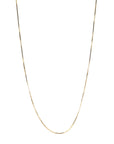 14K Gold Box Chain in 20" - Peridot Fine Jewelry - Zahava