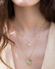 14K Gold Box Chain in 20" - Peridot Fine Jewelry - Zahava