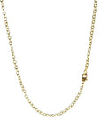 18K Gold "Airy" Cable Chain in 18" - Peridot Fine Jewelry - Caroline Ellen