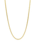 18K Gold Medium Weight Cable Chain - 18"