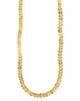 20" Gold and Citrine Beaded Necklace