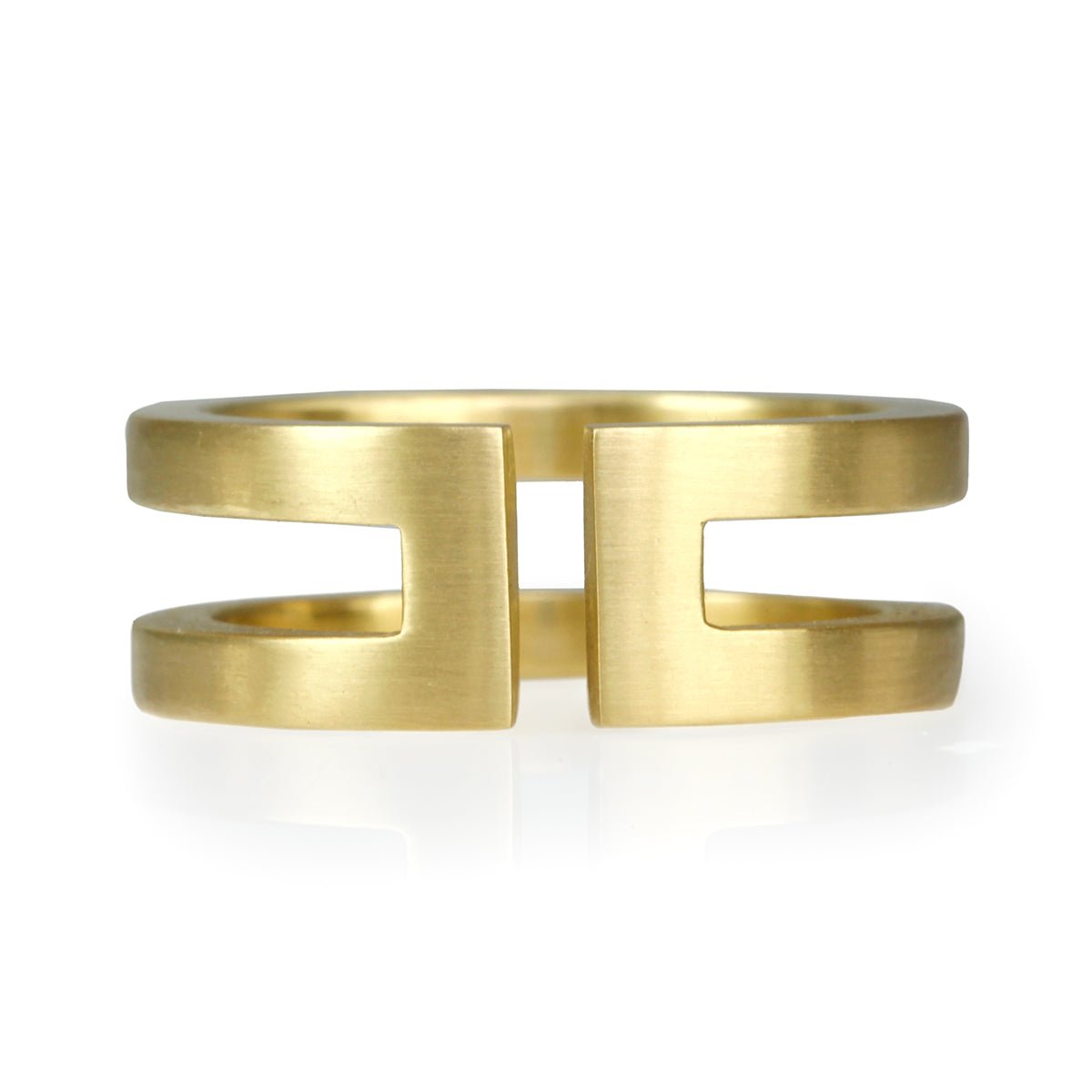 Caroline Ellen 20K Gold "Double" Ring