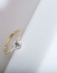 18K Yellow Gold Round 