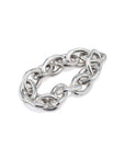 "Dean" Sterling Silver Handmade 16 Gauge Flexible Chain Ring - Peridot Fine Jewelry - Sarah Macfadden