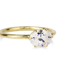 18K Yellow Gold Oval