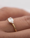 18K Yellow Gold Pear 