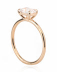 18K Rose Gold Emerald