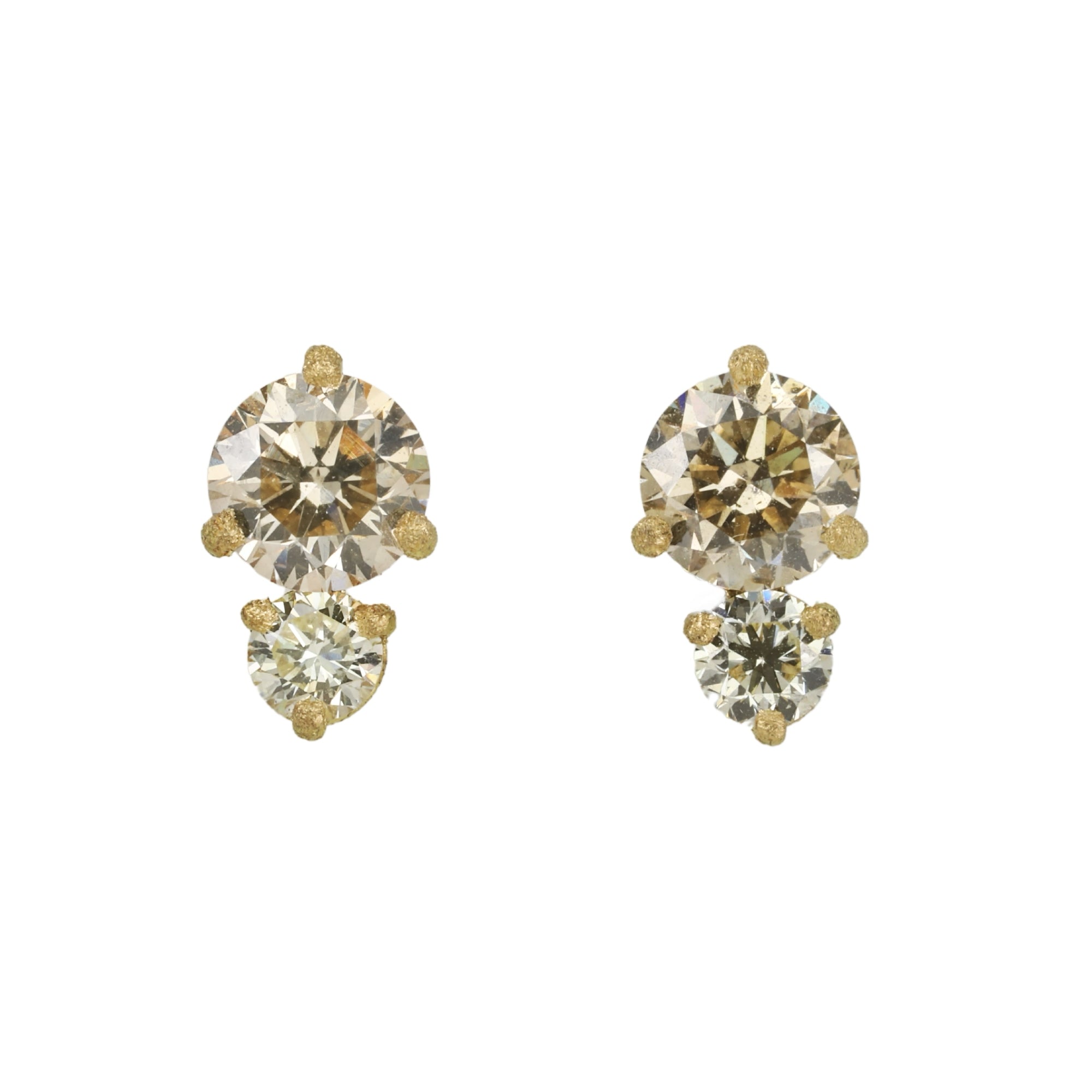 9ct gold hot sale diamond earrings