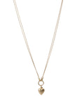 Gold "Sweetheart" Necklace with a Heart Charm - Peridot Fine Jewelry - Sarah Macfadden