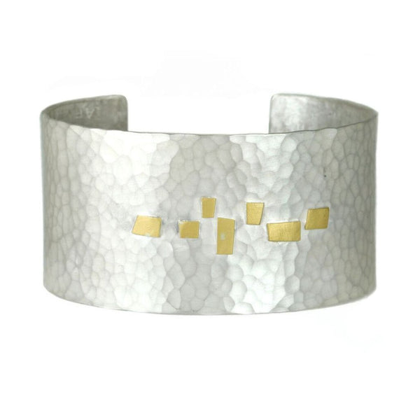 KELLY popular Cuff - Hammered Sterling Silver Cuff Bracelet, Oxidized Finish