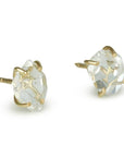 Prong Set Herkimer Diamond Post Earrings